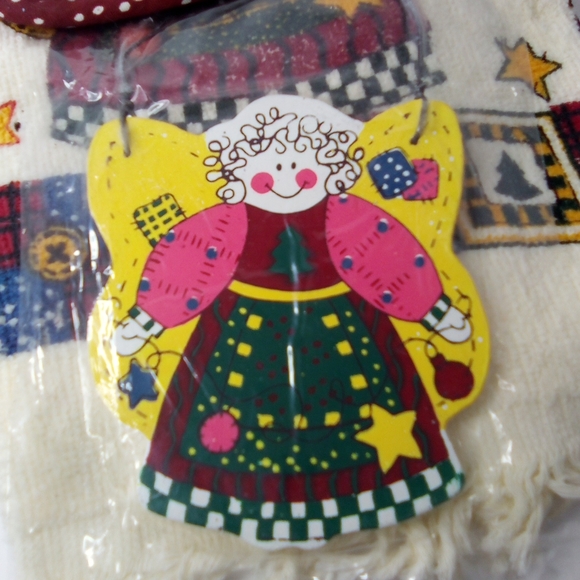 Trim A Home Kmart 3 Piece Set Kitchen Towels Never Opened - Picture 3 of 9